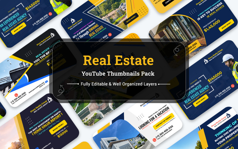 Real Estate Youtube Thumbnails Social Media