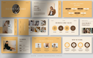 Eclaire - Creamy Elegant Fashion Business Template