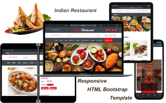 Indian Restaurant - Responsive HTML Bootstrap Template
