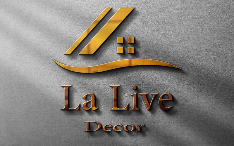 La Live Decor Logo Template