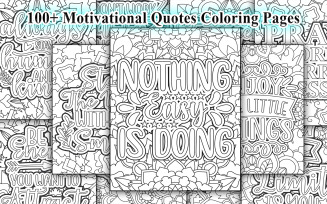 Motivational Quotes Coloring Pages
