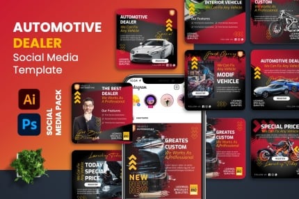 Kit Graphique #252783 Bannire Voiture Divers Modles Web - Logo template Preview