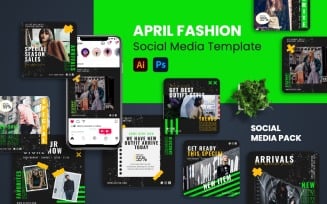 Aexter - April Fashion Instagram Post Social Media