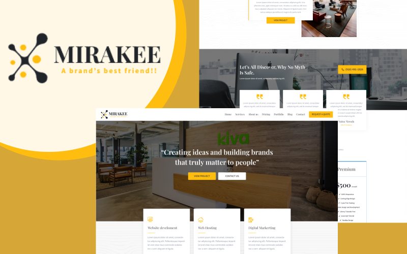 Mirakee - A Multipurpose Elementor Template Kit Elementor Kit