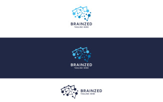 Professional Brainzed Human Mind Logo