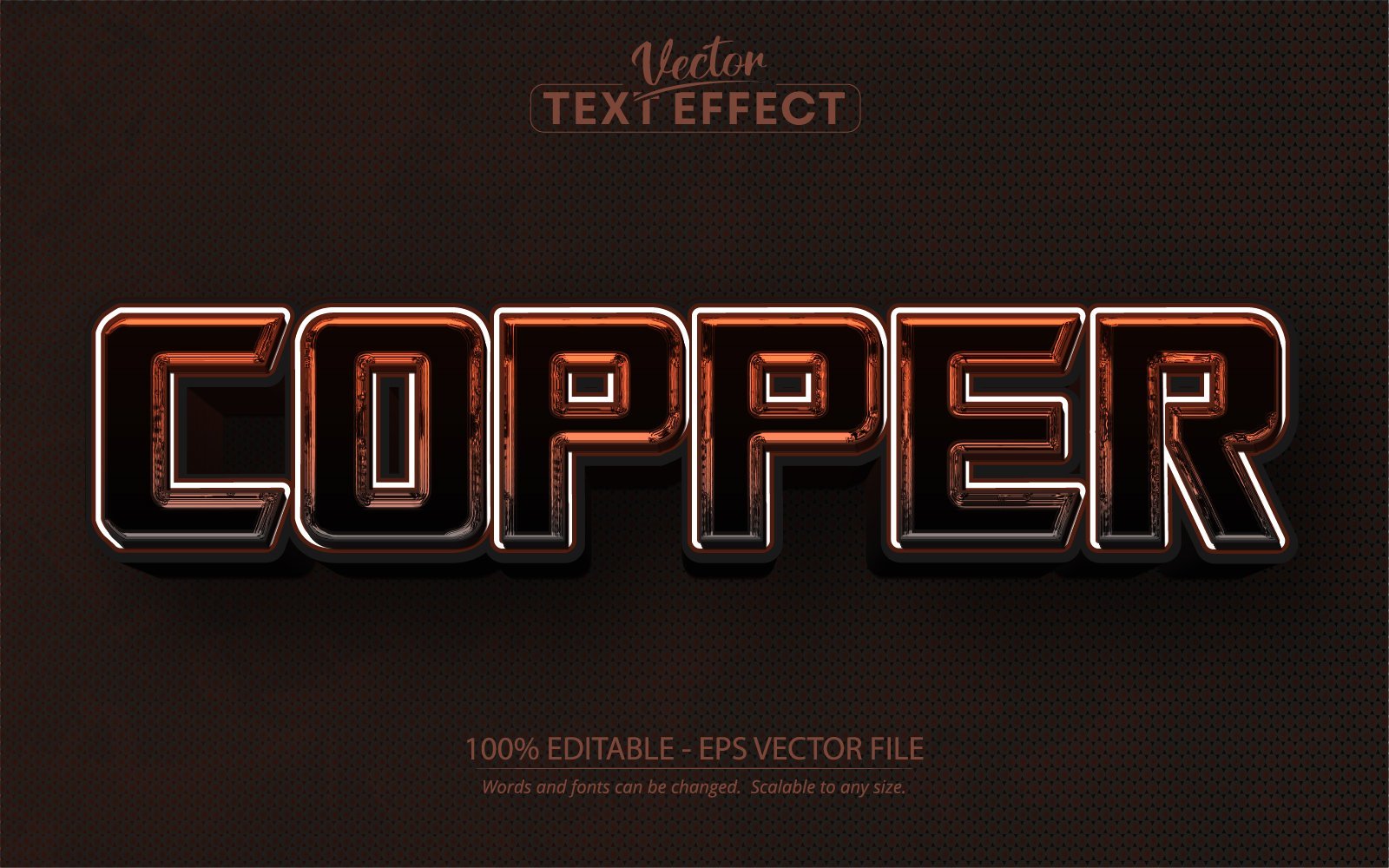 Template #252947 Effect Copper Webdesign Template - Logo template Preview