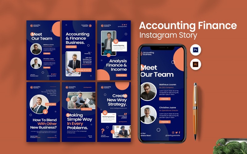 Accounting Finance Instagram Story Social Media