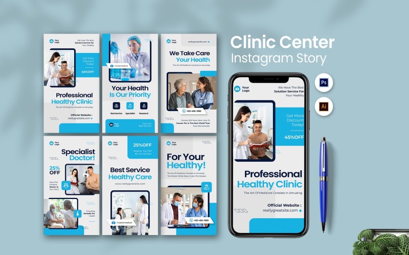 Clinic Centre Instagram Story Social Media