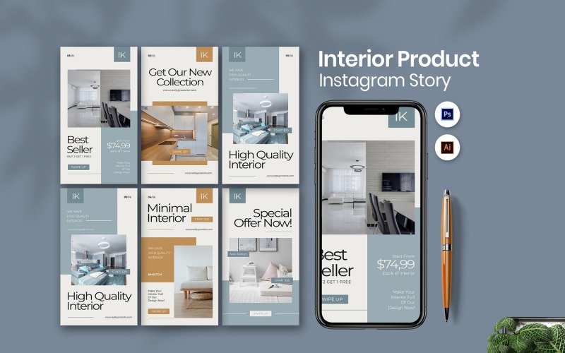 Interior Product Instagram Story Social Media