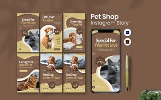 Pet Shop Instagram Story Template