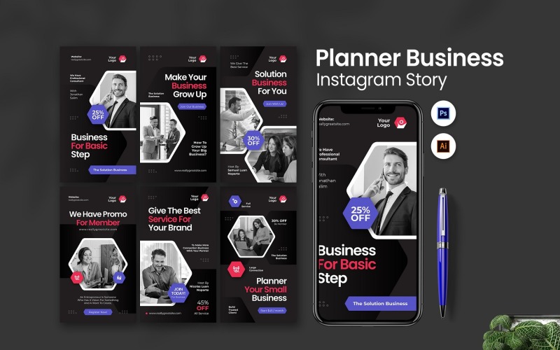 Planner Business Instagram Story Social Media