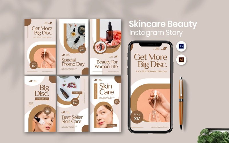 Skincare Beauty Instagram Story Social Media