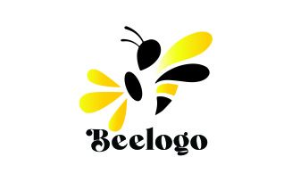 Bee Logo For Brand Life Type Template