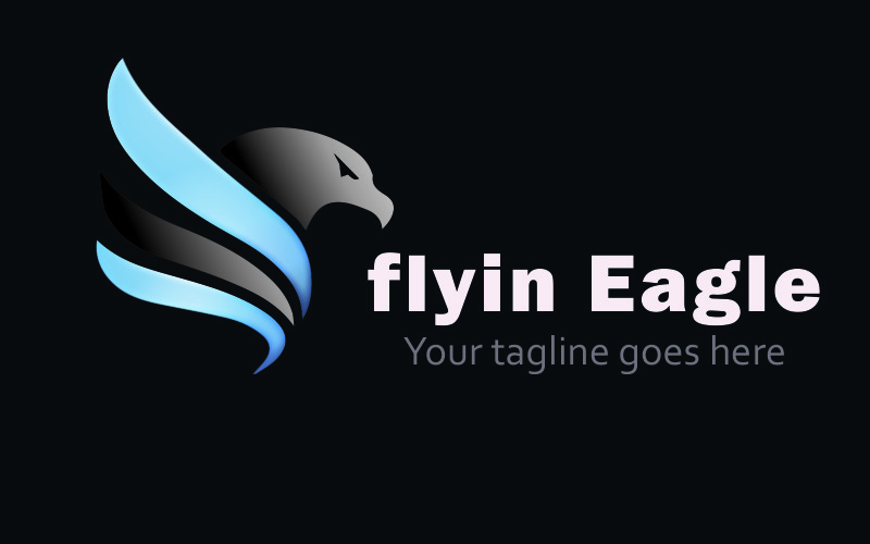 Flying Eagle Logo Adventure Logo Template