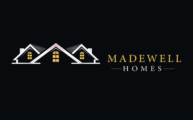House Logo Made Well Homes Logo Template