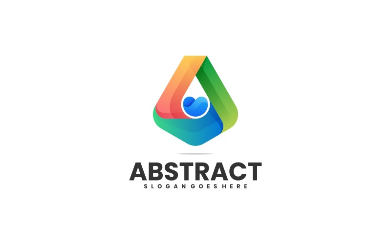 Vector Abstract Colorful Logo Style Logo Template