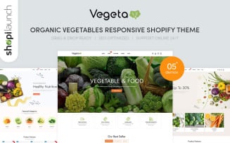 Vegeta - Organic Vegetables Responsive Shopify Theme