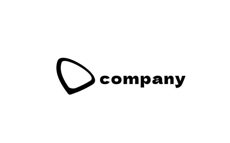 Dynamic Play Media Simple Tech Logo Logo Template