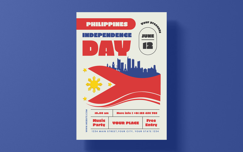 Philippines Independence Day Flyer Template Corporate Identity