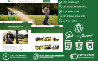 Phoenix - Golf Club WordPress Theme