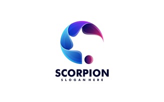 Scorpion Gradient Logo Template