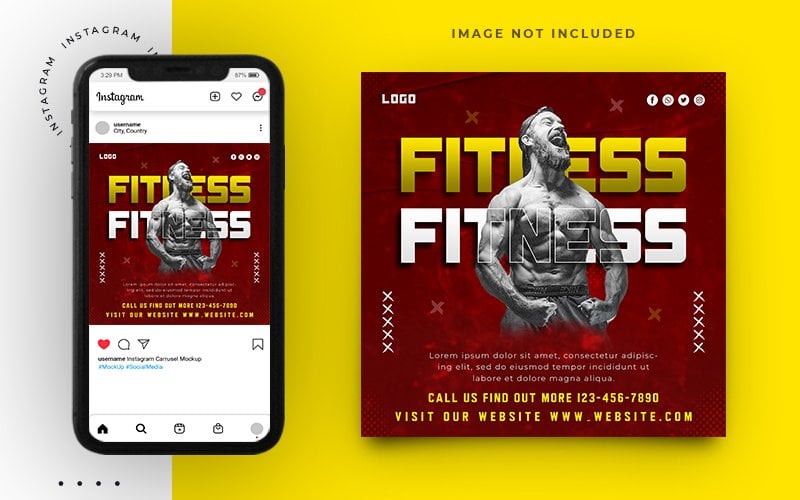 Kit Graphique #253377 Gym Flyer Divers Modles Web - Logo template Preview