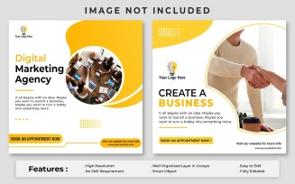 Business Promotion And Corporate Social Media Template