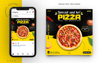 Pizza Social Media Post Template