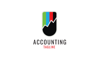 Growing Accounting & Financial Logo Template