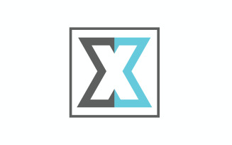 Letter X Company Logo Template
