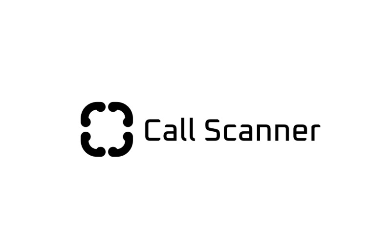 Call Scanner Tech Startup Logo Logo Template
