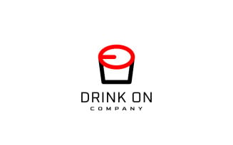 Drink On Tech Modern Logo