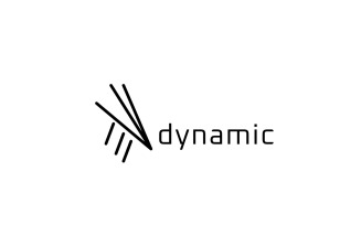 Dynamic Letter E Bird Logo