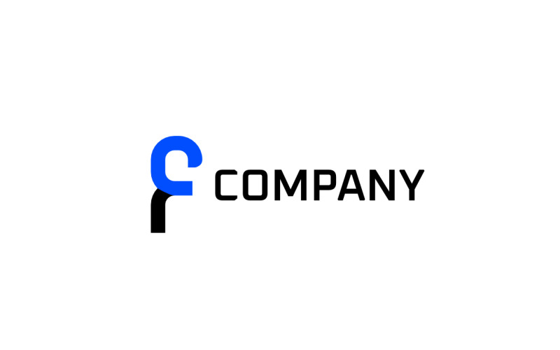 Monogram Letter F C Tech Logo Logo Template