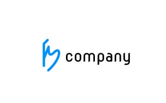Monogram Letter F Y Tech Logo