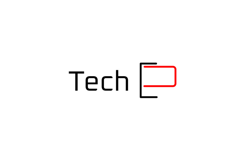 Tech Monogram Letter EN Logo Logo Template