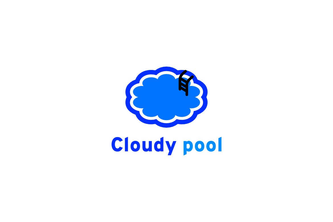 Template #253606 Cloud Pool Webdesign Template - Logo template Preview