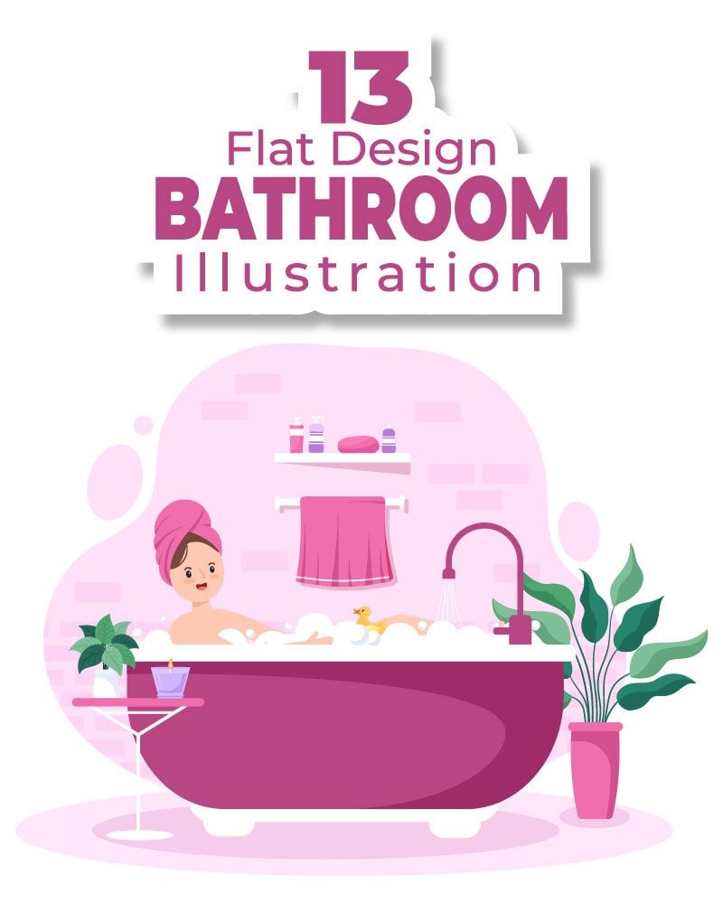 Kit Graphique #253653 Bathroom Bathtub Divers Modles Web - Logo template Preview