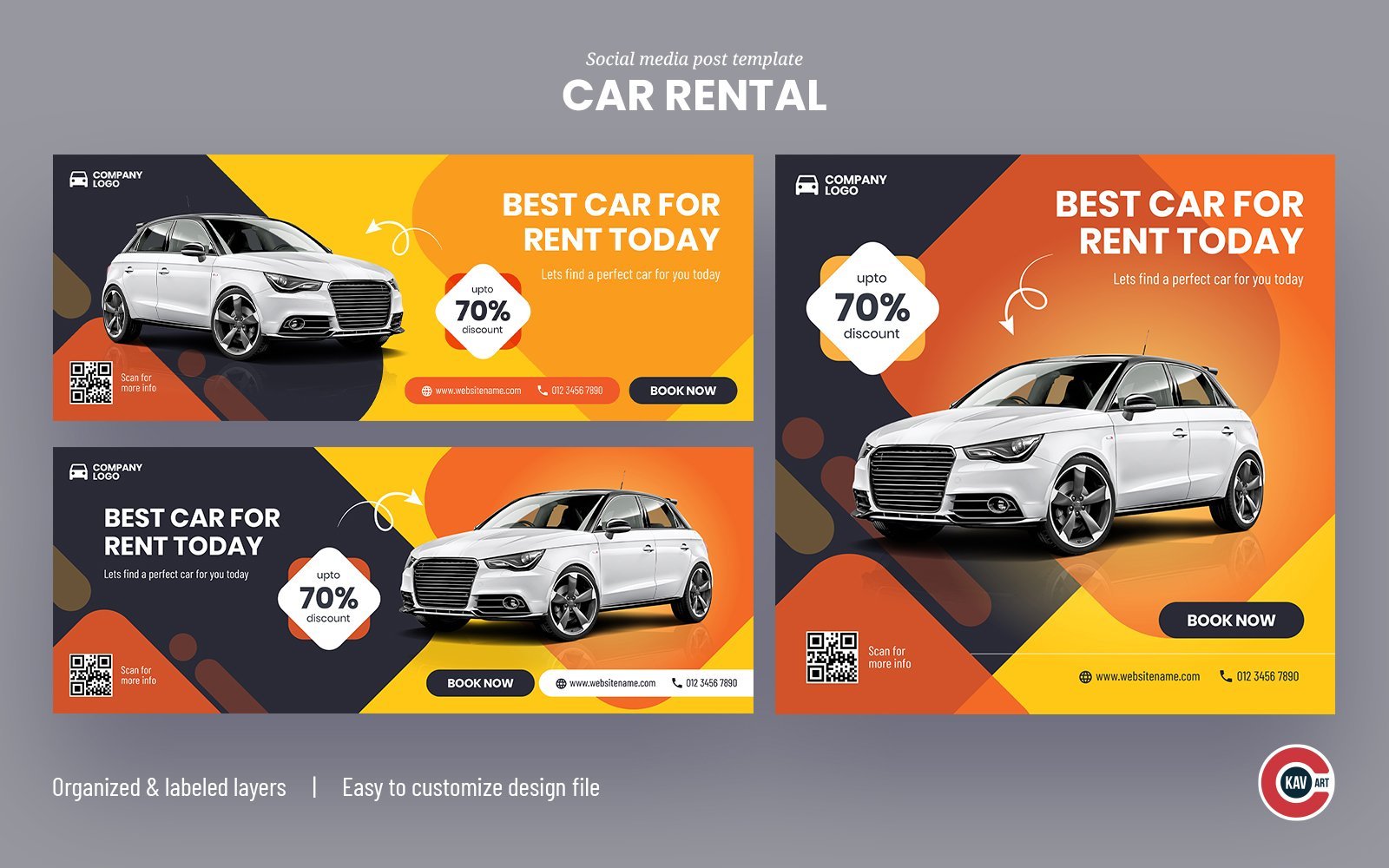 Kit Graphique #253659 Rent Voiture Divers Modles Web - Logo template Preview