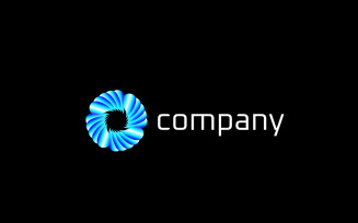 Corporate Rounded Tech Logo
