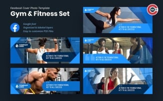 Gym & Fitness Facebook Cover Photo Template