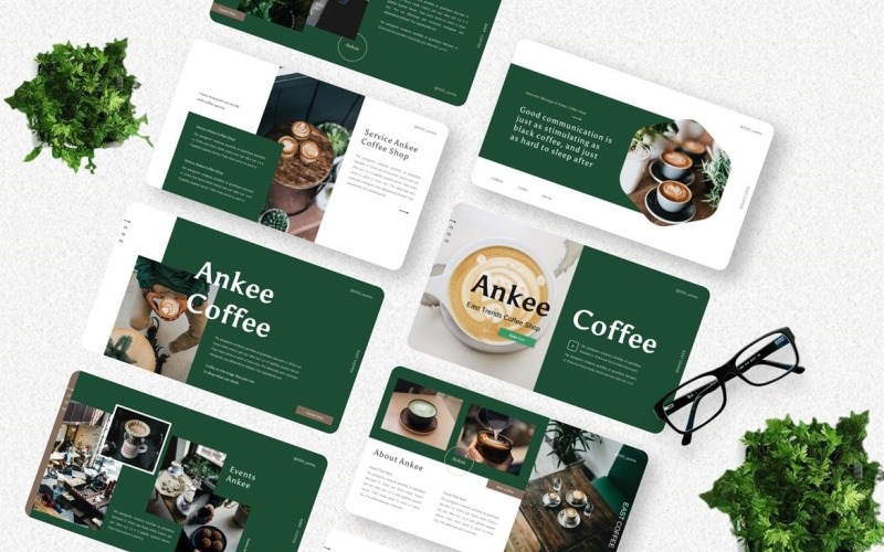 Ankee - Coffee Shop Keynote Keynote Template