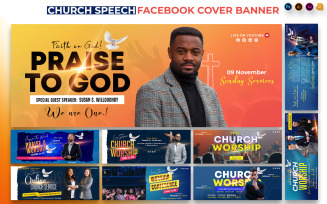 Church Speech Facebook Cover Banners