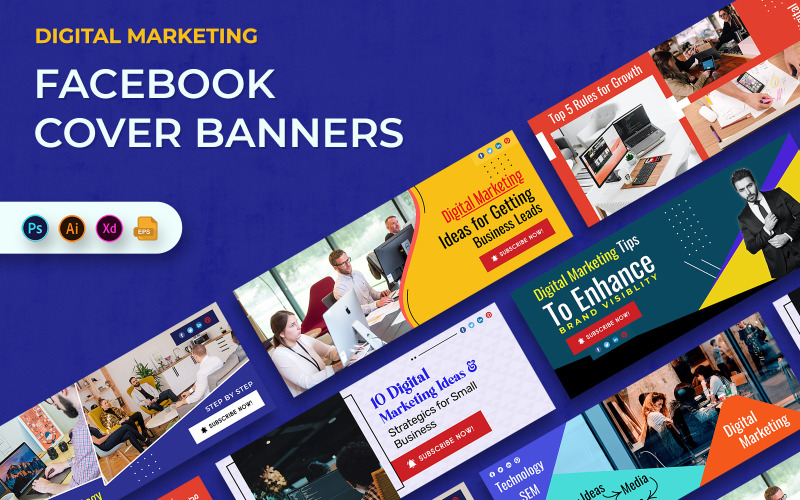 Digital Marketing Facebook Cover Banners Social Media