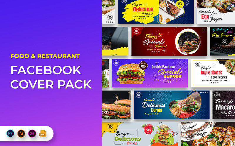 Food and Cooking Facebook Cover Banner Social Media