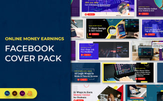 Online Money Earnings Facebook Cover Banners