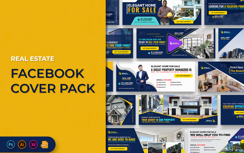 Property and Real Estate Facebook Cover Banners Social Media