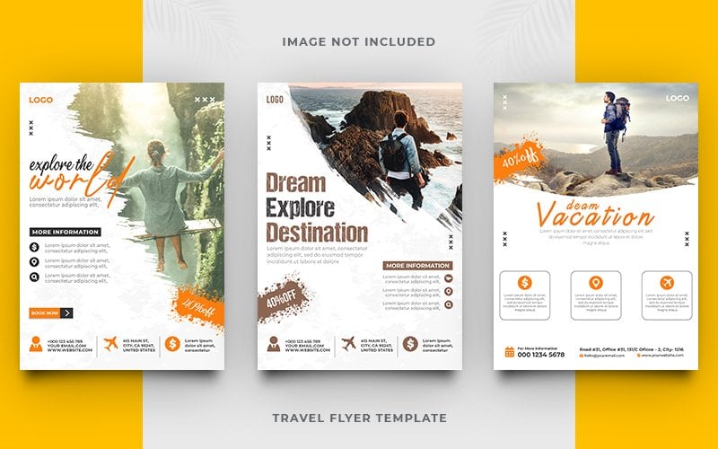 Kit Graphique #253841 Travel Flyer Divers Modles Web - Logo template Preview