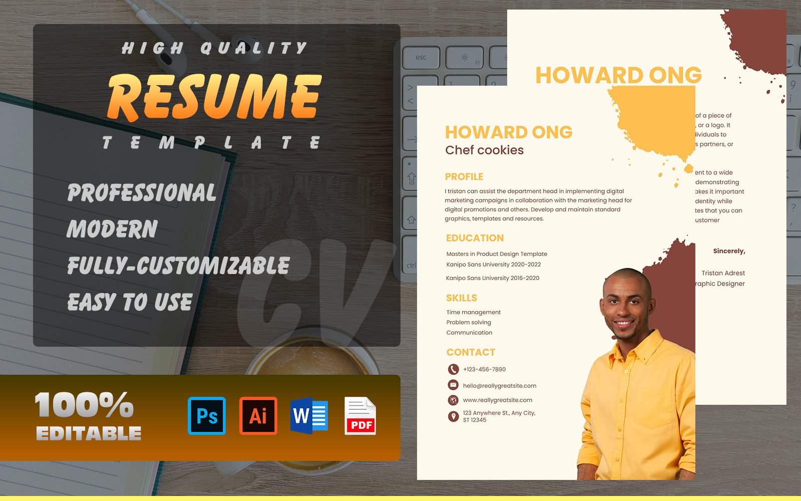 Template #253854 Creative Customizable Webdesign Template - Logo template Preview