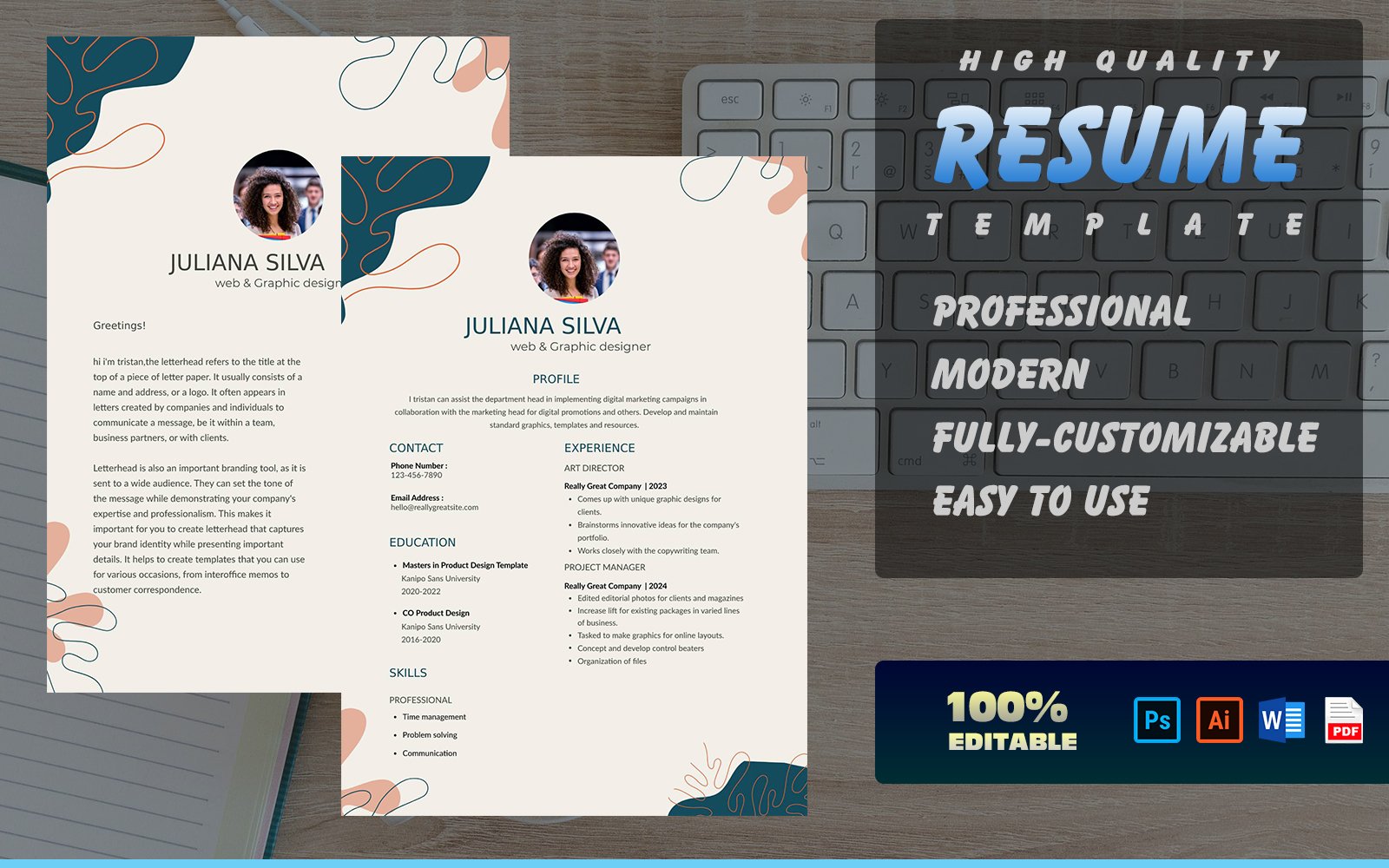Template #253855 Creative Customizable Webdesign Template - Logo template Preview